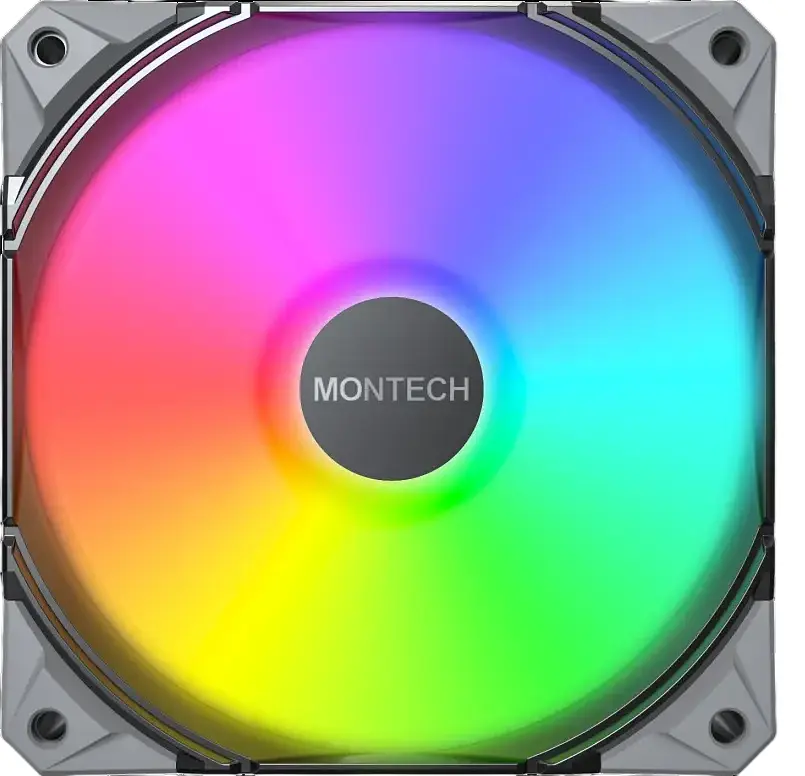 Вентилятор Montech E28 ARGB 3 in 1 Black - фото 2