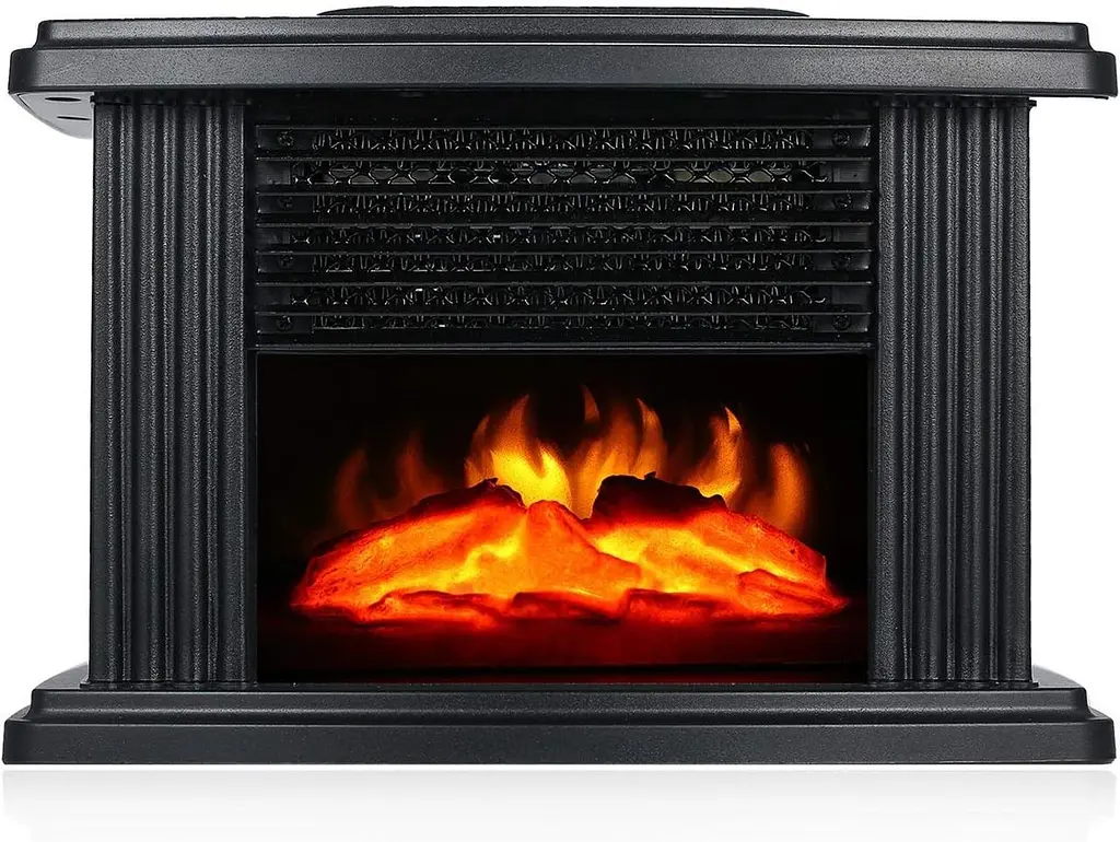 Обігрівач у вигляді каміна Flame Heater для дому ∙ Портативний міні-обігрівач Flame Heater - фото 5