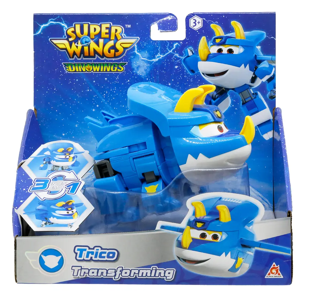 Ігрова фігурка-трансформер Super Wings Transforming Тріко (Trico) 12.5 см (EU790242) - фото 6