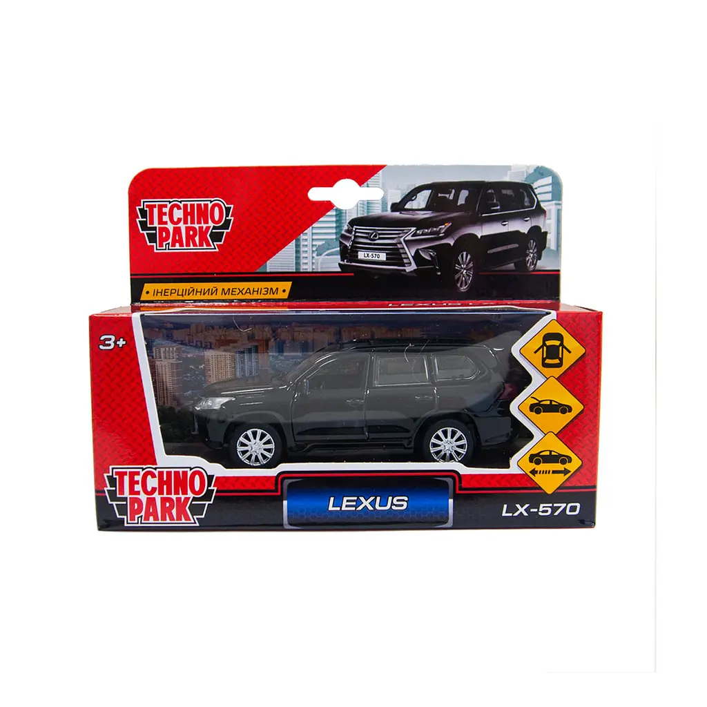 Автомодель Technopark Lexus LX570, чорний (LX570-BK (FOB)) - фото 6