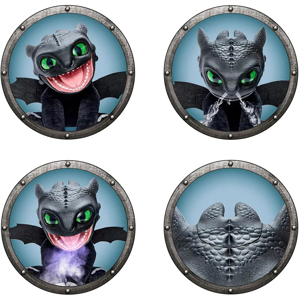 Інтерактивна м'яка іграшка PUPPETRONIC BY REAL FX - БЕЗЗУБИК REAL FX HTTYD-1001-01 - фото 5