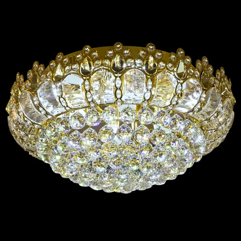 Люстра Brille потолочная торт с подсветкой LED E14 40W G (BCL-388S/8) - фото 2