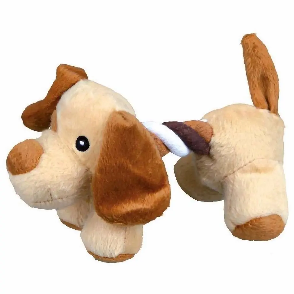 Игрушка Trixie с канатом плюшевая 17 см, 1 шт. в ассортименте (3582) - фото 3