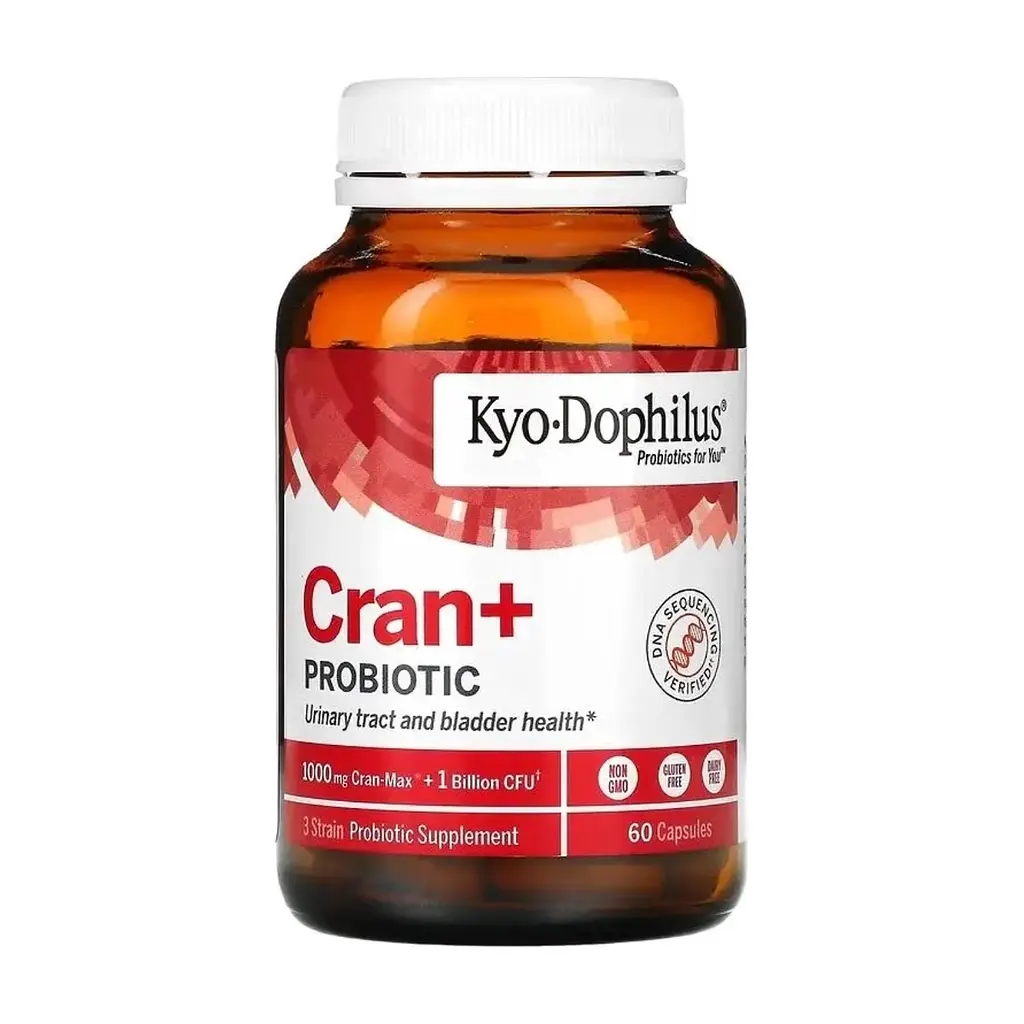 Вітамінно-мінеральний комплекс Kyolic Пробіотик з журавлиною, Kyo-Dophilus, Cran+ Probiotic, 60 капсул (WAK-35941) - фото 3