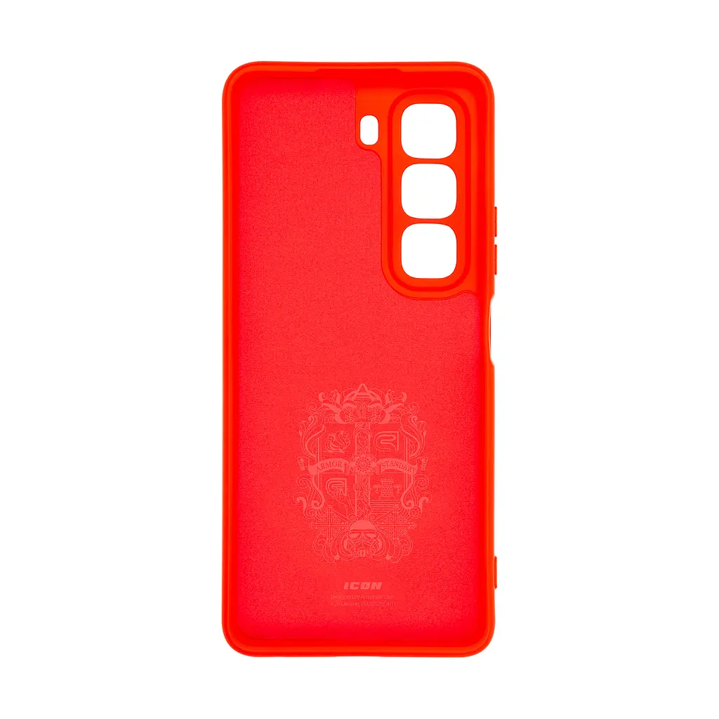 Чехол ArmorStandart ICON для Infinix Hot 50 4G Camera cover Red (ARM80978) - фото 2