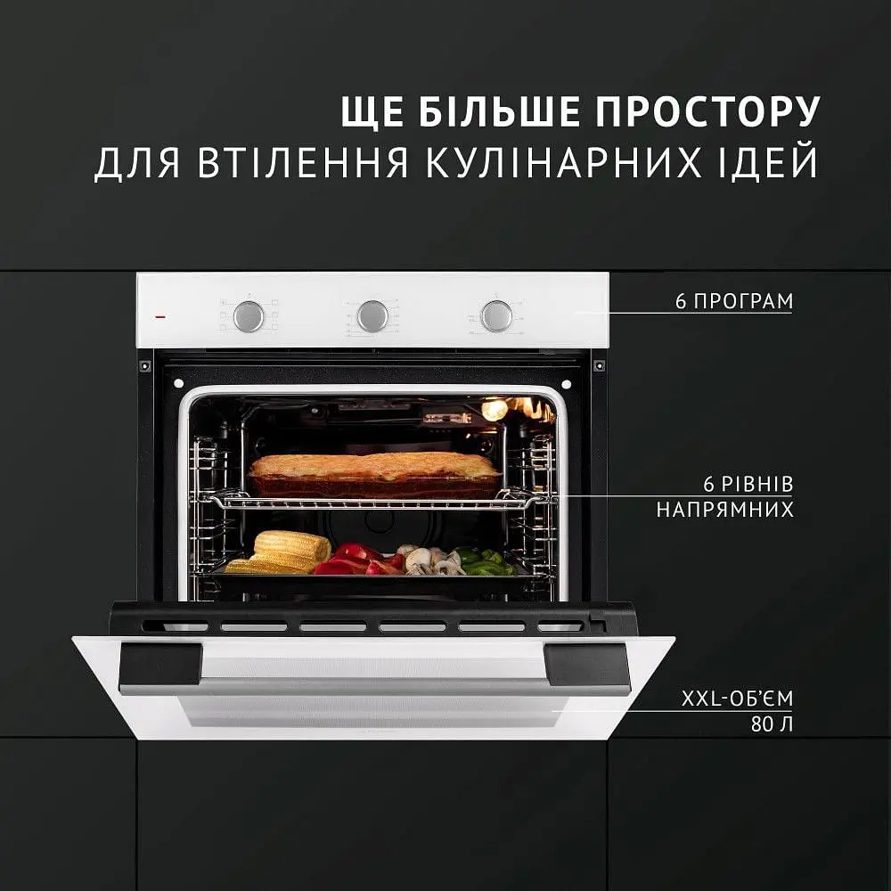 Духовой шкаф Perfelli Perla 6M6 Bianco - фото 2