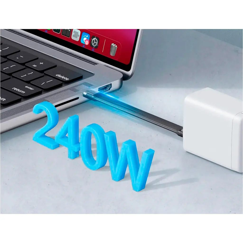Кабель Hagibis UCD4 USB-C to USB-C 0.10m (B0CJ2NLMHH) [121690] - фото 4