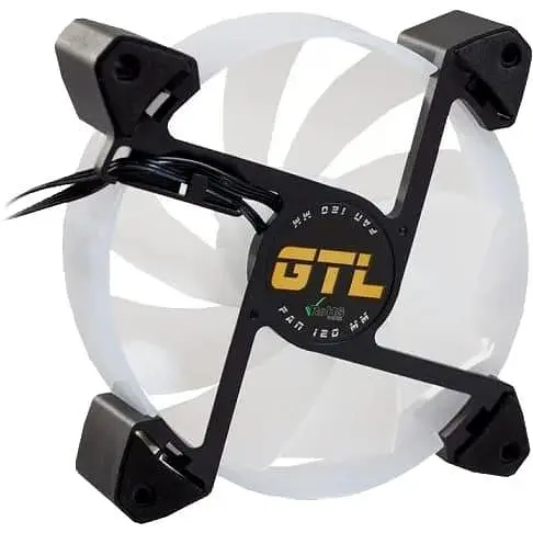 Вентилятор GTL 120 мм Multicolor B3, White/Black (GTL-120LMCB3P ARGB) - фото 3