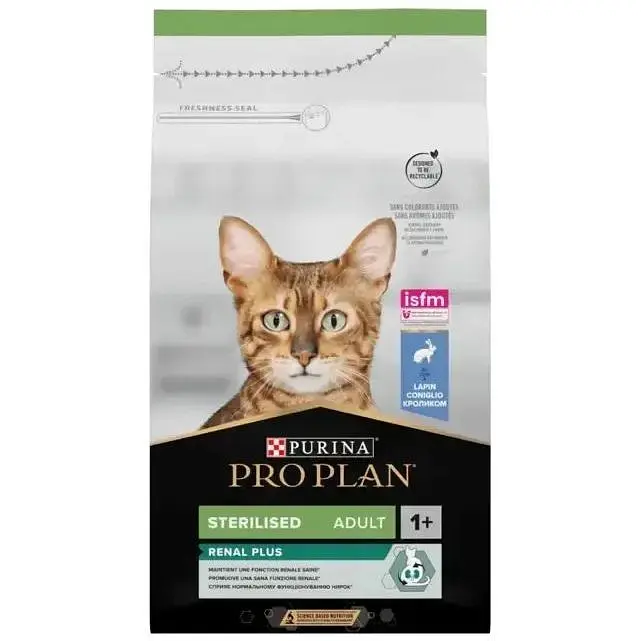 Сухий корм для кішок Purina Pro Plan Sterilised Adult 1+ з кроликом 1.5 кг (7613033566325)