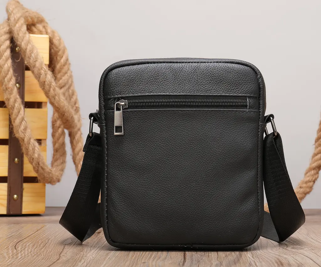 Сумка кожаная мужская Vintage 19,5х17х5 см sum0012588 - фото 3