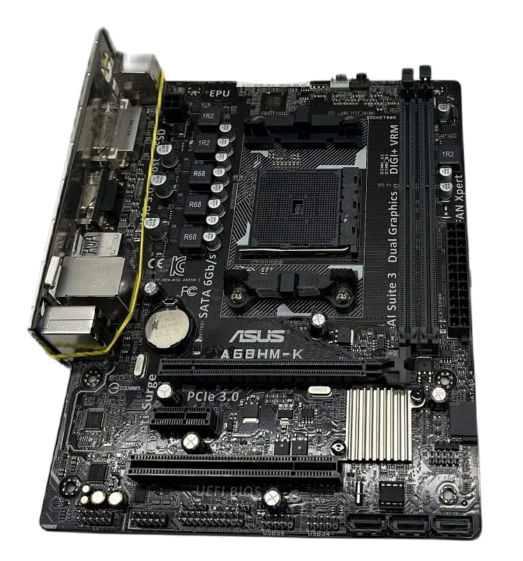 Материнская плата Asus A68HM-K Socket FM2+ (A68HM-K) Б/У - фото 2
