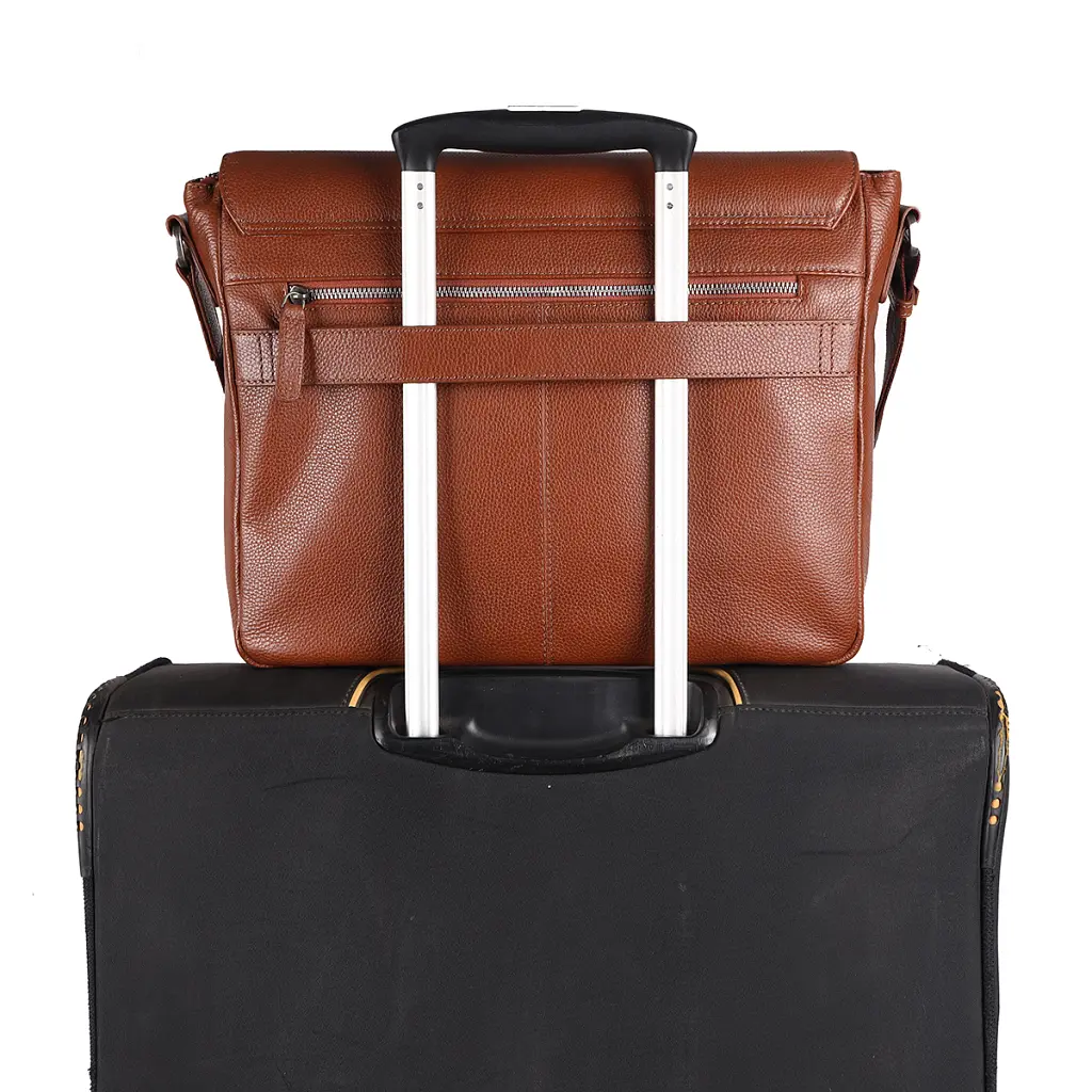 Сумка Brampton London Emissary Tan (64403 TAN) - фото 10