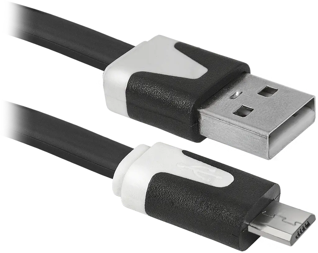 Кабель USB 2.0 AM-micro BM, 1.0 м, USB08-03T чорний Defender