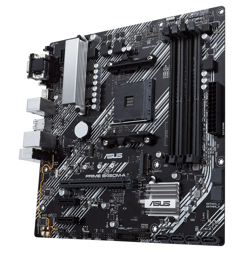 Материнская плата PRIME B450M-A II sAM4 B450 4xDDR4 HDMI DVI D-Sub mATX Asus teh0018949 - фото 4