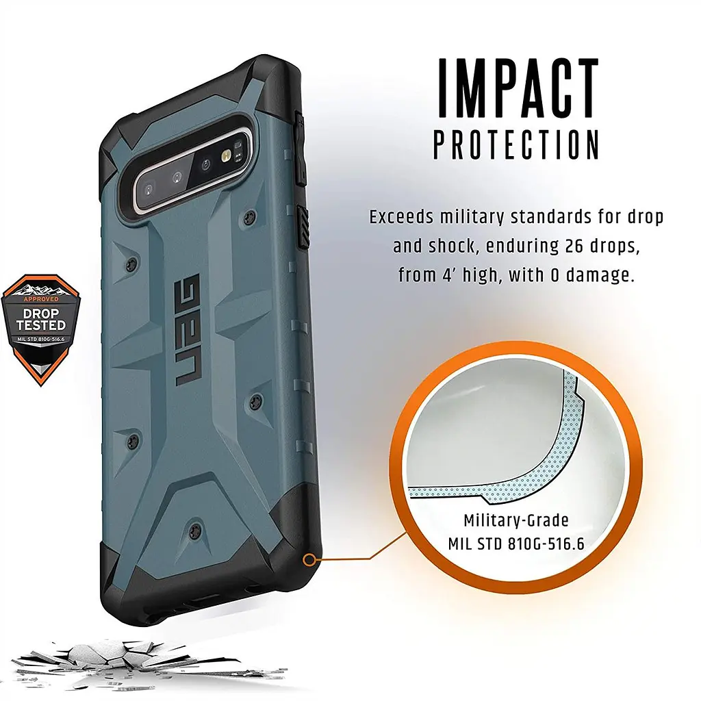 Чохол протиударний UAG Pathfinder 211347115454 для Samsung Galaxy S10 (6.1") Slate - фото 3