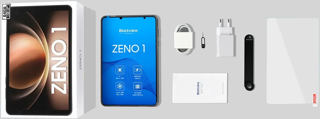 Планшет Blackview ZENO 1 8` HD+ /4GB/64GB/ T615 /6000mAh/ 8+8Мп /LTE Green - фото 7