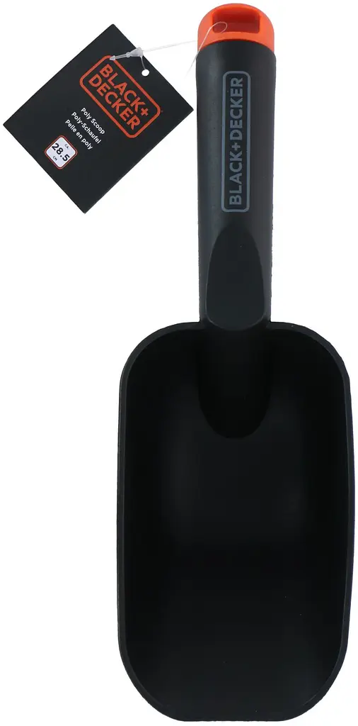Лопатка садова Black+Decker 28.5 см чорна - фото 4