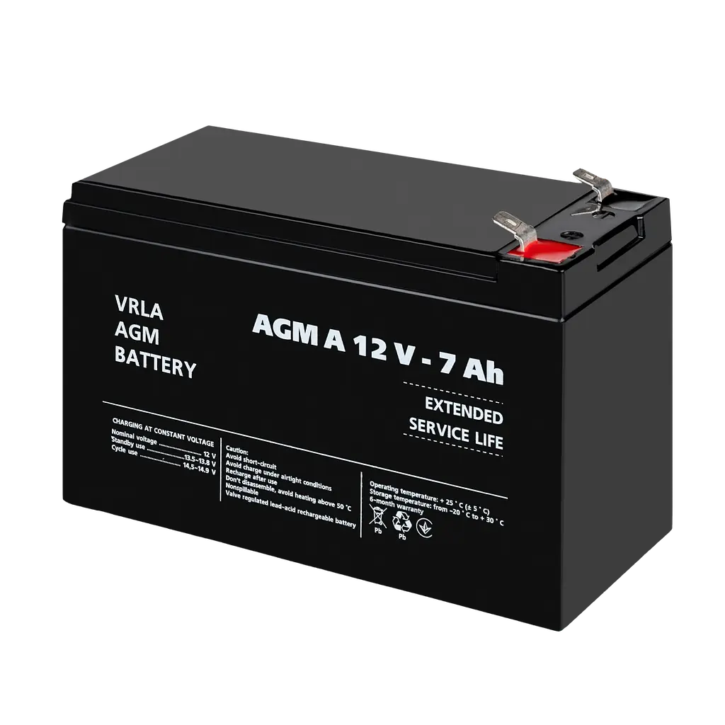 Акумулятор для сигналізації AGM А 12V - 7 Ah - фото 3