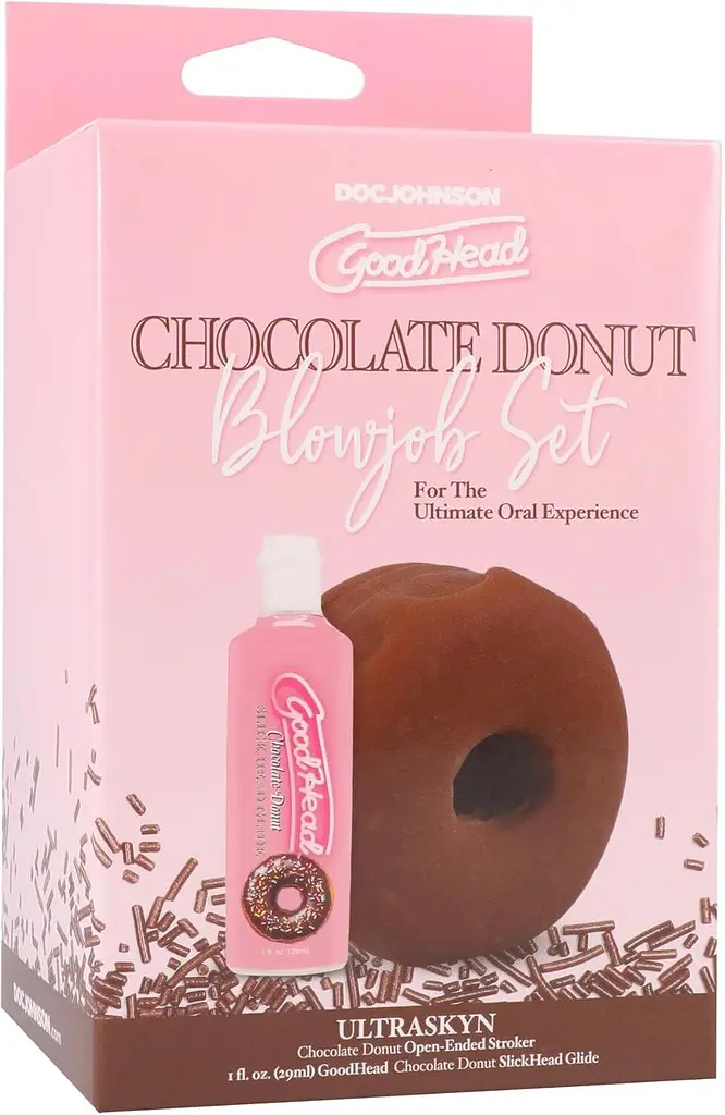 Набір Doc Johnson для мінету GoodHead Chocolate Donut Blowjob Set - фото 7