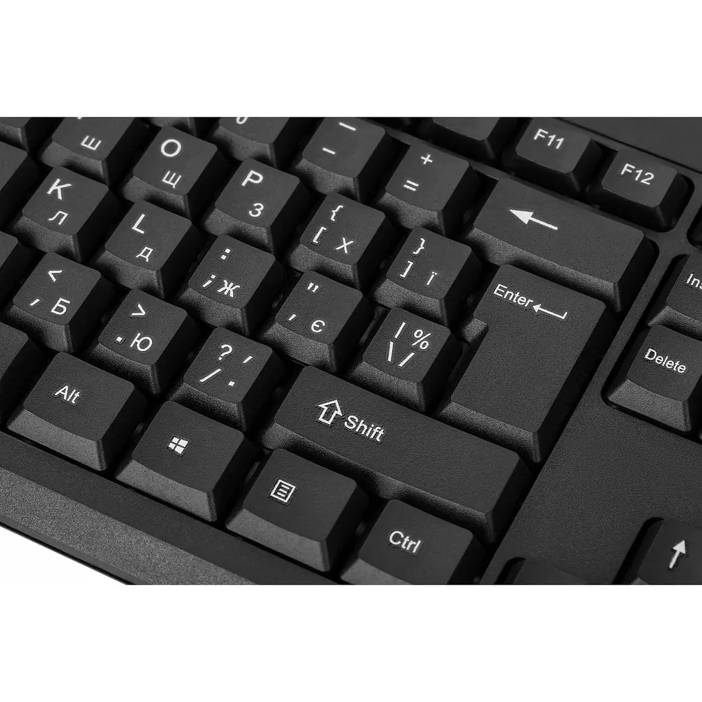 Комплект (клавіатура + миша) 2E MK401 USB UA Black (2E-MK401UB_UA) [150974] - фото 5