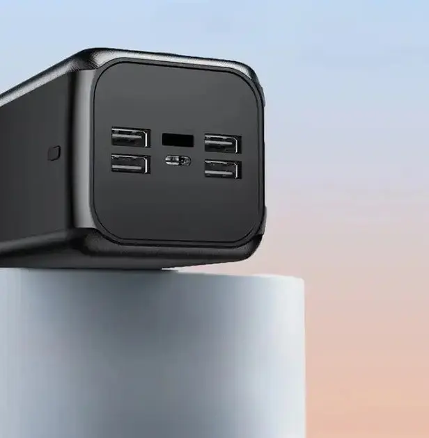 Повербанк AWEI Power Bank P114k, 50000 mAh Черный, мощный повербанк для роутера, модема, powerbank type c - фото 4