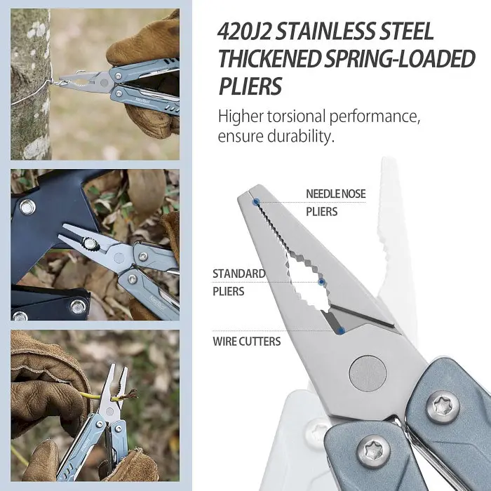 Мультитул Nextool Mini Sailor Pliers S11 Blue (NE20156B) - фото 3