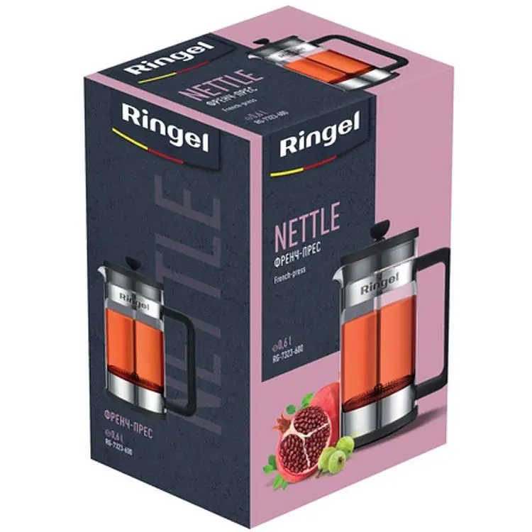 Френч-пресс Ringel Nettle 600 мл (RG-7323-600) - фото 4