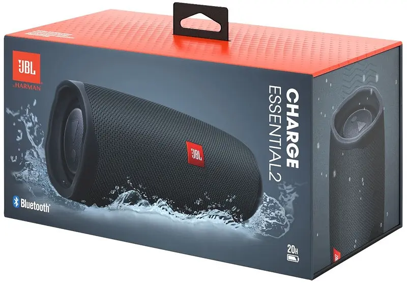Портативна акустика JBL Charge Essential 2 бездротова сіра (JBLCHARGEES2) - фото 2