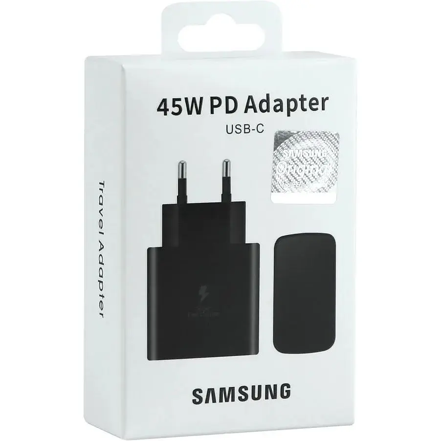 Блок живлення Samsung Type-C PD 45W 1:1 PD/PPS 3.3-11.0V Black - фото 2