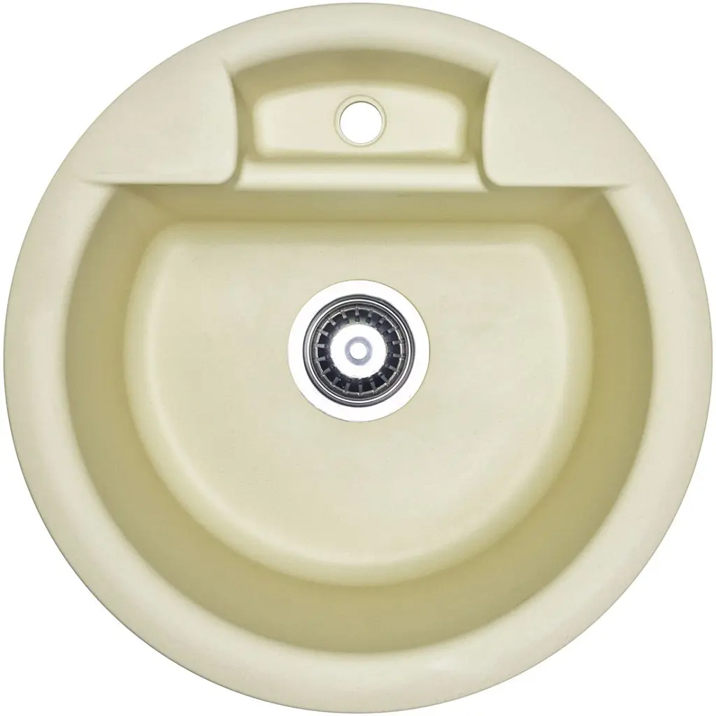 Кухонна мийка Adamant FINE ivory d 470x190 мм, без крила d 47