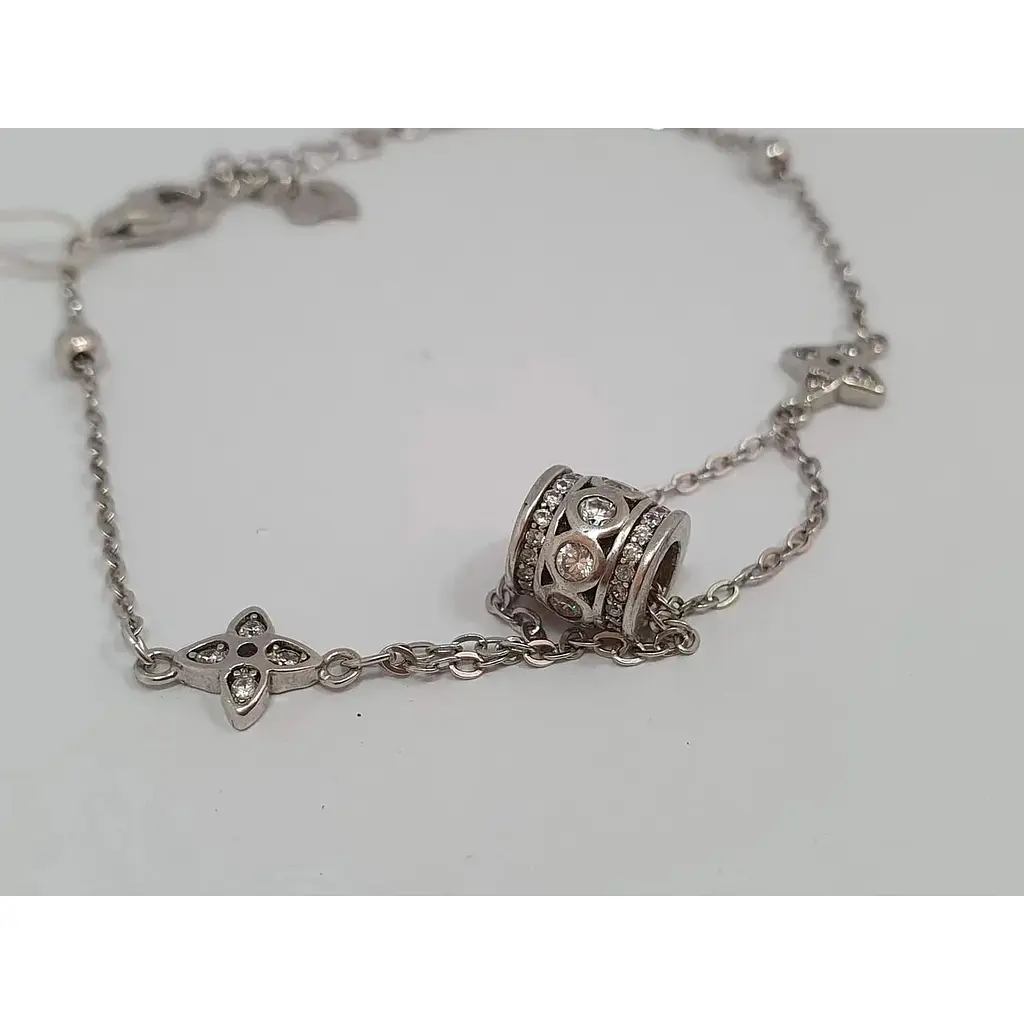 Серебряный браслет Silvex 925 с фианитами. Б2Ф/708 - фото 2