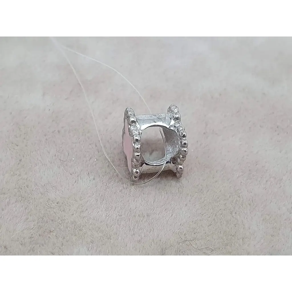 Срібна підвіска-шарм Qvaliz. 903-00940 рожевий - фото 2