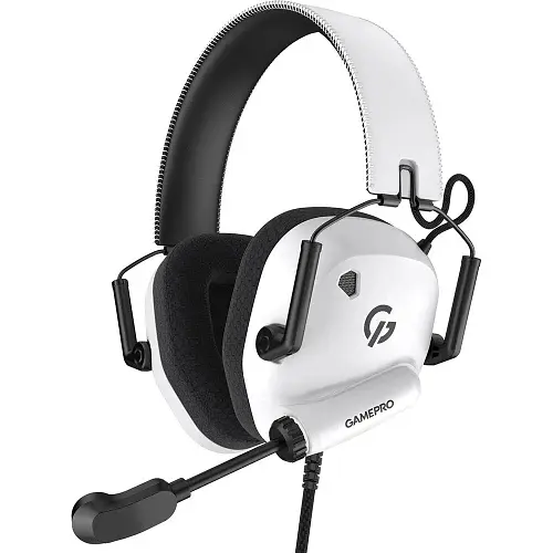 Навушники Genesis Mercury (HS120W) White, Mini jack 3.5 мм, вбудований мікрофон GamePro teh0028020