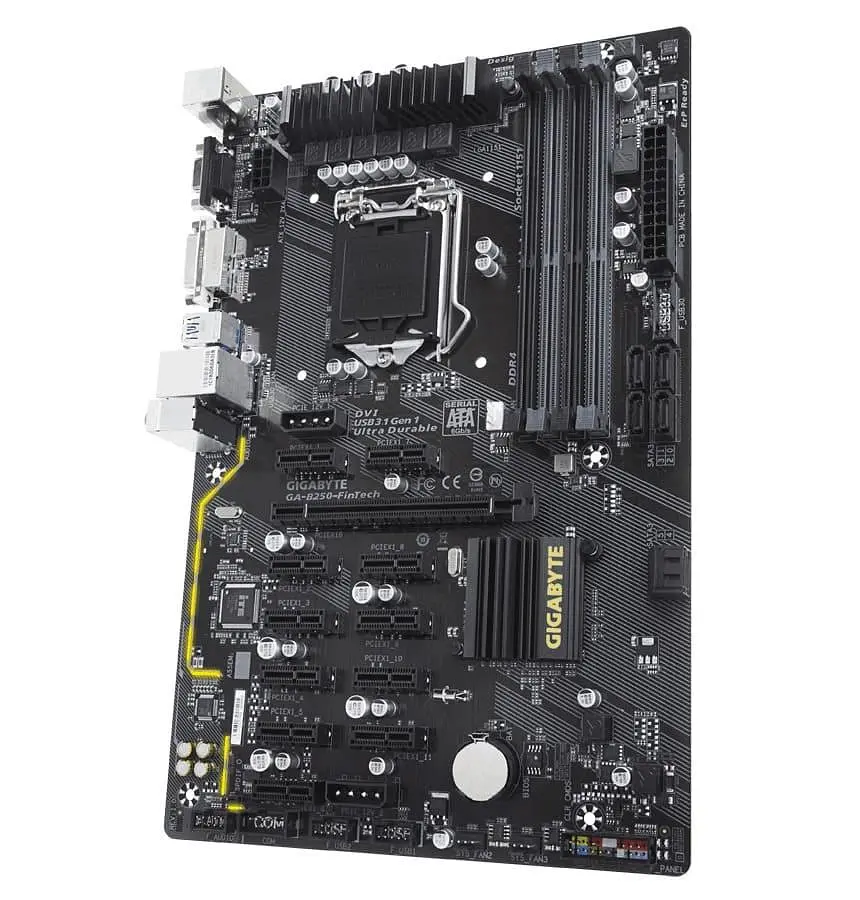 Материнська плата Gigabyte GA-B250-FinTech (GA-B250-FinTech) (Socket 1151, Intel B250, ATX) Б/в - фото 3
