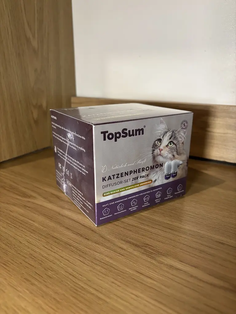 Набір феромонних дифузорів для заспокоєння котів TopSum Cat Calming Plug-in 2 шт x 48 мл (SKU-017) - фото 4