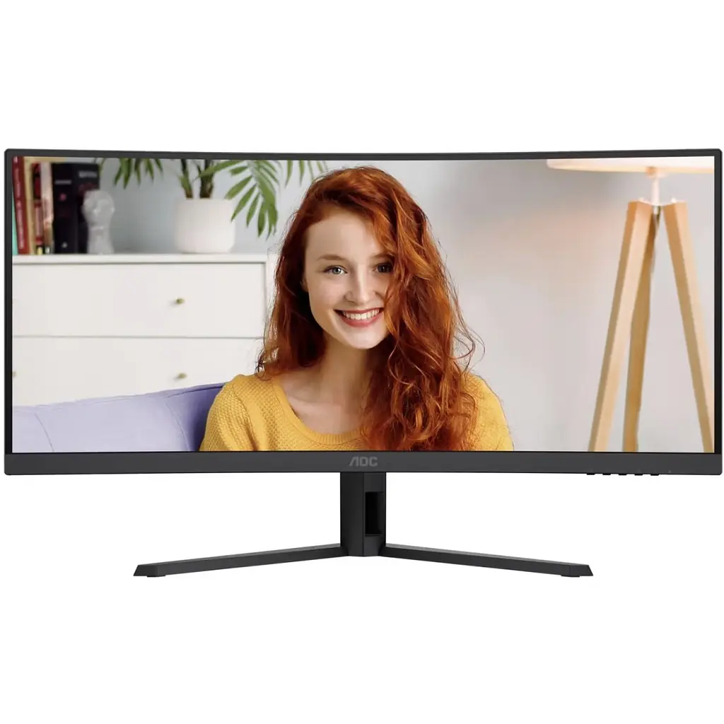 Монітор TFT 34" AOC CU34B3E, WQHD, VA, вигн., 120Гц, HDMI, DP, чорний (CU34B3E) - фото 9