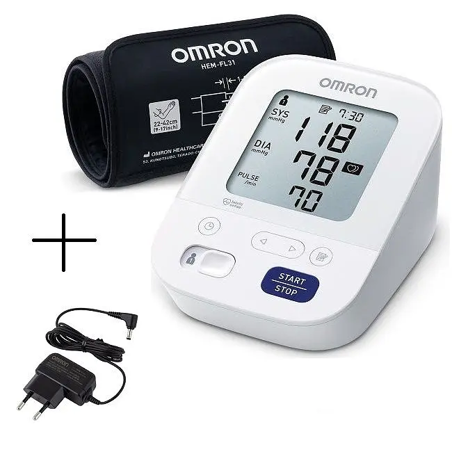 Тонометр Omron M3 Comfort (HEM-7155-E) з адаптером автоматичний на плече - фото 5