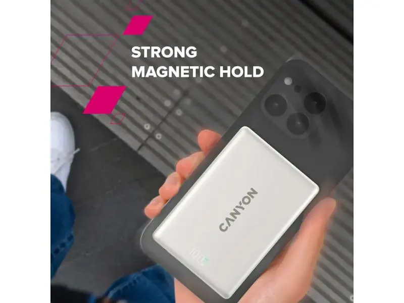 Зовнішній акумулятор (Power Bank) Canyon On Power 511 with MagSafe Star Grey (CNS-CPB511G) - фото 10