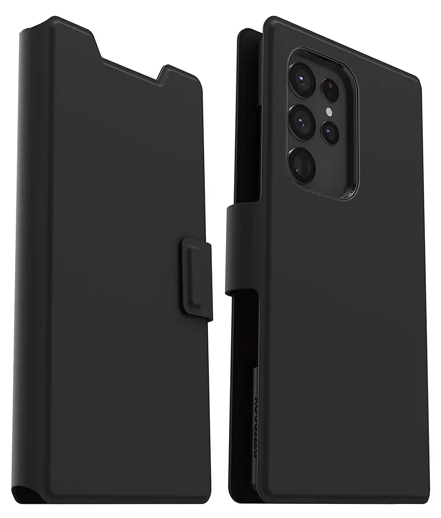 Протиударний чохол-книжка OtterBox Strada Series Via 77-86602 Samsung Galaxy S22 Ultra (6.8") Black - фото 9