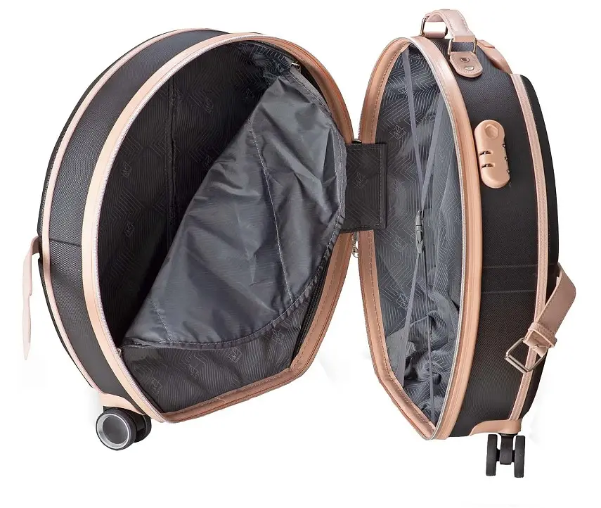 Чемодан Semi Line 24" (M) Black/Pink Cream (T5671-3) (DAS302671) - фото 2