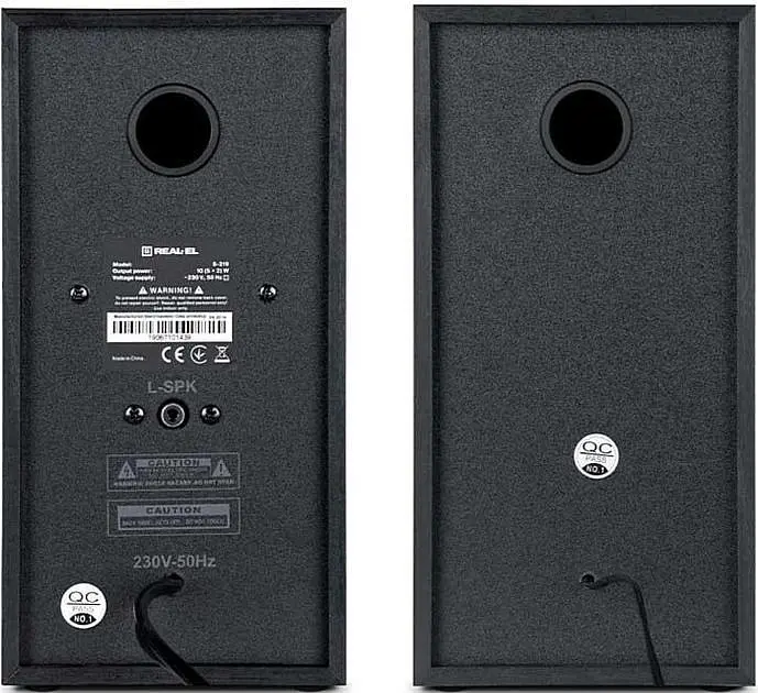 Акустична система Real-EL 2.0 S-219 Black (EL121200004) - фото 3