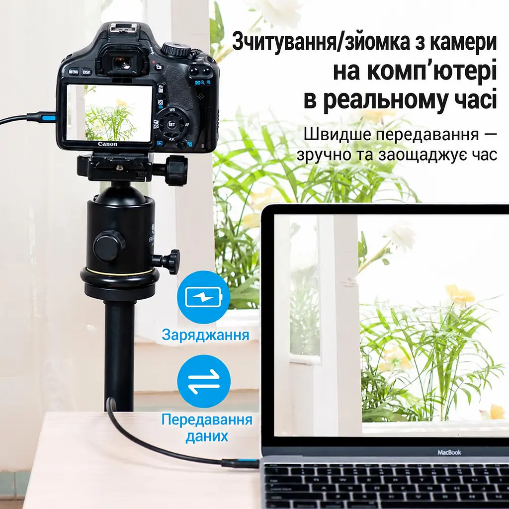 Кабель Vention COWBF USB-C - Mini-USB 1 м чорний (COWBF) - фото 12