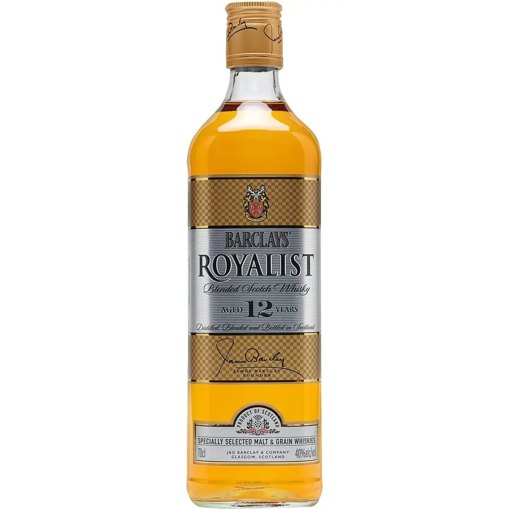 Віскі Barclays Blended Royalist 12 років витримки в подарунковій коробці 40% 0.7 л - фото 2