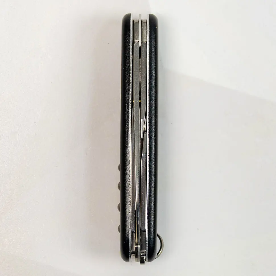 Ніж Victorinox Spartan Mat 91мм 12функ чорн.мат штоп жовт.лого - фото 8