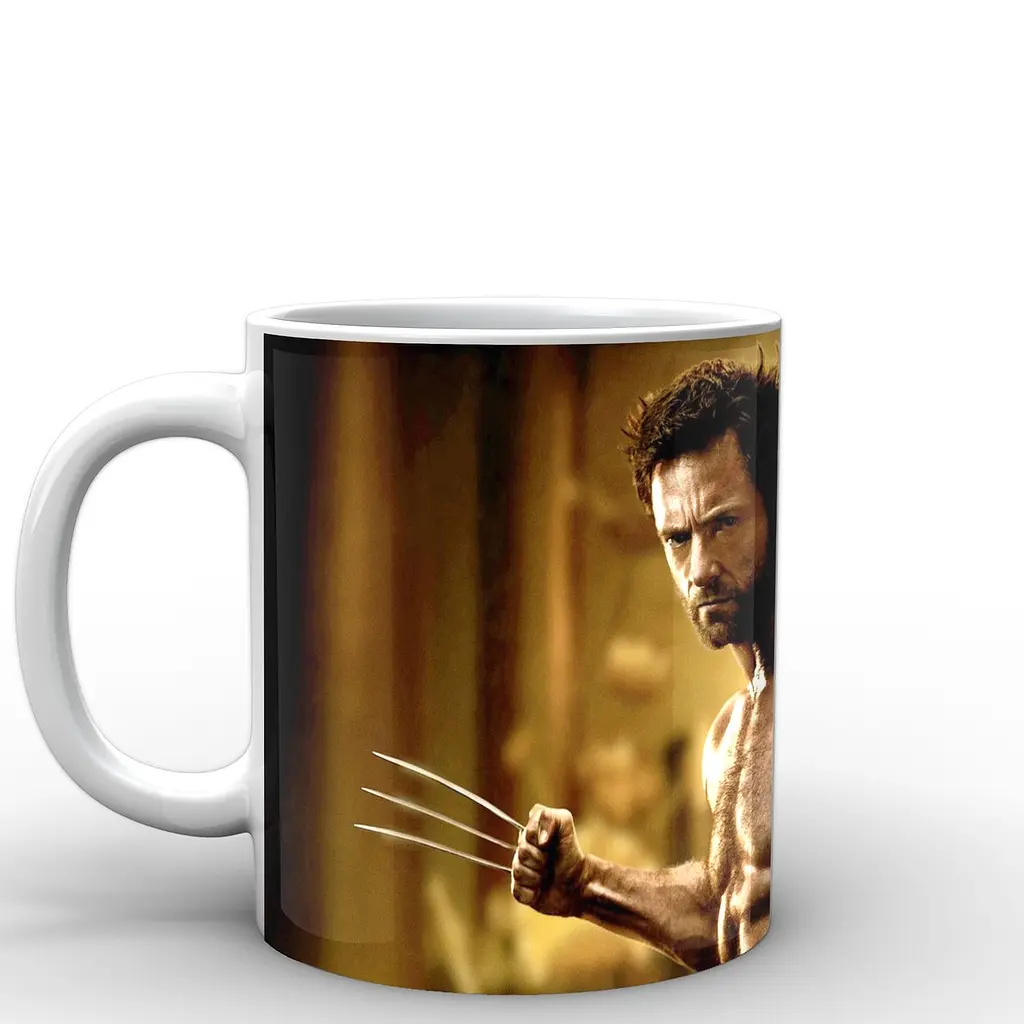 Кружка GeekLand Росомаха Wolverine Хью Джекман WR.02.006 330 мл белая - фото 2