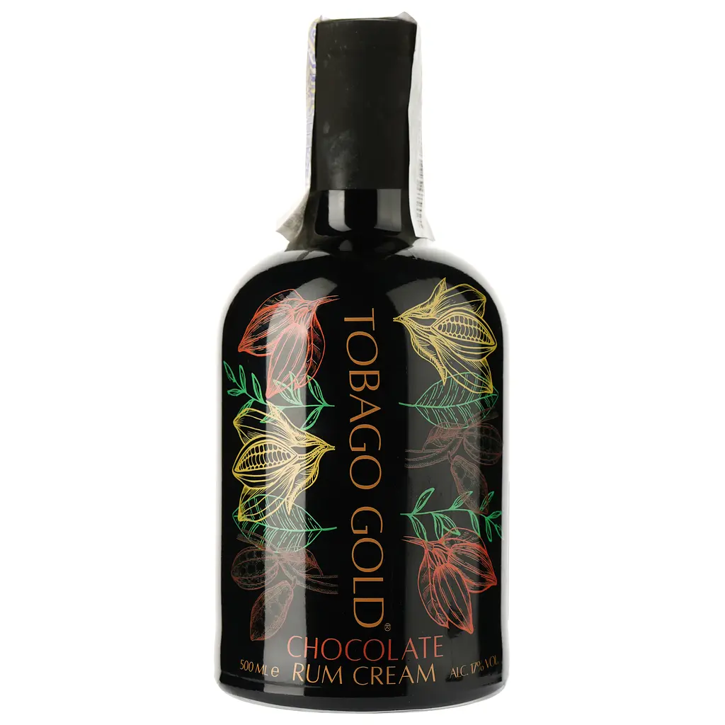 Ликер Tobago Gold Chocolate Rum Cream, 17%, 0,5 л - фото 2