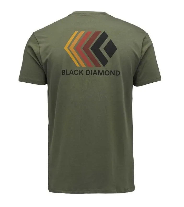 Мужская футболка Black Diamond M Faded SS Tee M Оливковый - фото 2
