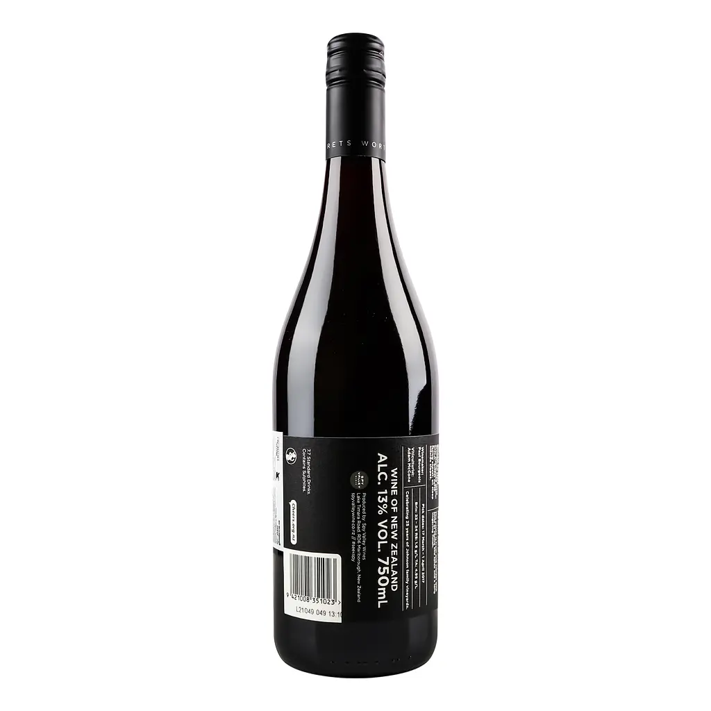 Вино Spy Valley Pinot Noir, красное, сухое, 0,75 л - фото 3