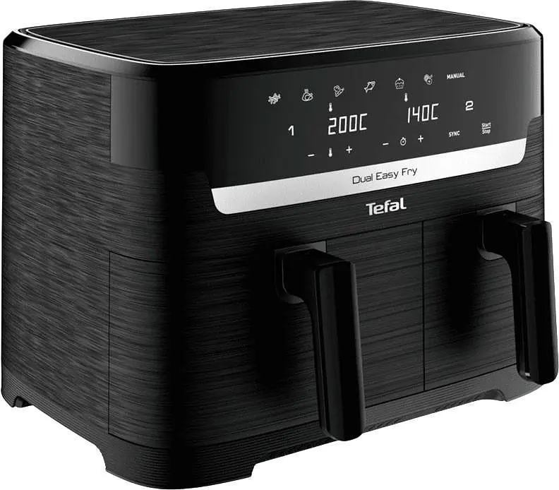 Мультипіч (аерофритюрниця) Tefal Dual Easy Fry EY901N10 - фото 2