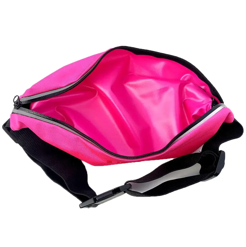 Сумка поясная спортивная UFT SW02 для бега розовая - фото 2